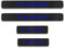 4 Pièces Voiture Fibre de Carbone Seuil Porte Plaques pour RENAULT TWINGO, Threshold Bar protection Autocollant Anti-Rayures Anti-Dirty Plinthes Pédale