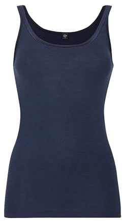 Dilling Damen Trägertop, Merino Unterhemd Mit Spaghettiträgern | 100 % Bio-Merinowolle, Mulesingfreie Wolle, Klassische Passform, Nordic Swan Ecolabel, Merinowolle Unterwäsche