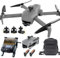 X-Verse SG906 MAX2 Drone avec Caméra 4K Professionnel Adulte EIS, 4km RC, Évitement des obstacles dans 4 directions, 3 Axes Gimbal, 5G WiFi FPV Drone Quadricoptère RC (2 Batterie)