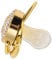 Baby Schnuller für 6 bis 18 Monate Baby, weiches Silikon -Bling -Anti -Statik -Silikon -Baby -Schnuller -Clips Neugeborene Schnuller für Zuhause (golden)