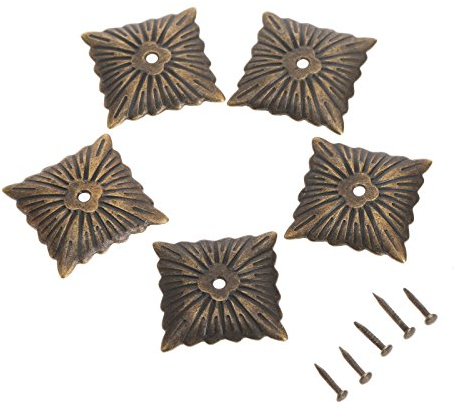 Mgoodoo 100 Pcs Eisen tachas Möbel Hardware Nägel Bronze Antike dekorative Polster Nägel Tack Studs Tür Sofa Wohnkultur 21x21mm