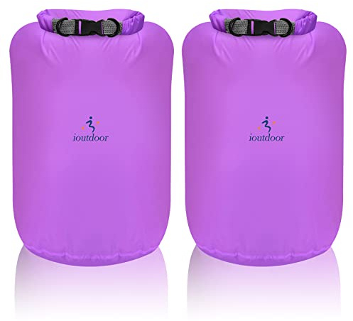 Wasserdicht Tasche, 2 Stück 10L Dry Bag Set, Leicht Outdoor Trockener Sack | Leicht Outdoor Trockener Sack Wassersport Säcken, Sicherheitsverschluss, für Kayaking Boots-Ausflug Kanu/Rafting/Schwimmen