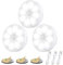 Electight 3 Pack Motion Sensor Lights Indoor, Night Light Stick on Wall, Cordless LED Lamp with Magnetic Base, 6000K & Type-C USB Rechargeable Battery, Stair Lights, for Wardrobe,Stairs,Closet,Hallway