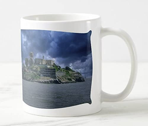 Foto-Becher/Tasse - Fotomotiv: Blick auf die Gefängnisinsel Alcatraz in der Bucht von San Franciso/Kalifornien/USA - Fotos Bilder Souvenirs