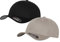 2er Flexfit Unisex Wooly Combed Cap Baseball Caps graue Unterseite S M L XL XXL Basecap Mütze, S/M, 1x Schwarz + 1x Silber + 1x HL-Kauf Notizblock