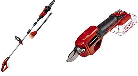 Einhell Utensile multifunzione a batteria GE-HC 18 Li T-Solo & GE-LS 18 Li-Solo Forbici da potatura a batteria Power X-Change