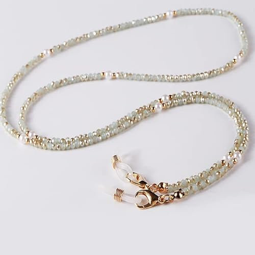 SOREZE Perline Colorate Maschera Cinturino Collana Occhiali Catena Occhiali da Vista Porta Occhiali da Sole Cordino per Donna Cordino per Occhiali da Ragazza