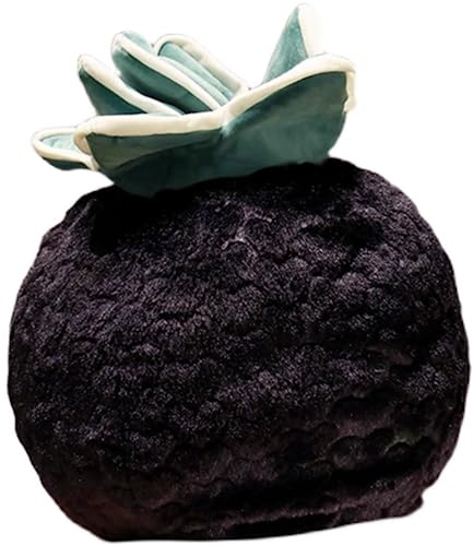NURCIX Plüschtier 30Cm Simulation Plüschtier Schwarze Ananas Kreativ Plüsch Obst Spielzeug Kissen Simulation Plüschtier