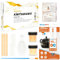 Endhokn Kintsukuroi Kit Poudre d'Or, Kit de Bricolage Kintsukuroi pour Débutants, 25ml Colle Dorée Ceramique Réparer et Embellir la Porcelaine, la Céramique, le Plâtre, le Verre Reparation Colle d Or