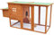 Hühnerstall mit Nistkasten, Freilaufgehege, Einer Auszugswanne, Eine abnehmbare Rampe, Voliere Hühnerhaus Hühnerklappe, Hühnervoliere, 192 x 75 x 103 cm