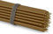 NKlaus 50x Stabkerzen Braun 16 cm Dünne Paraffinkerzen rußfrei & tropffrei Lange Brenndauer Braune Kerzen für Deko, Feier & Herbst 36114