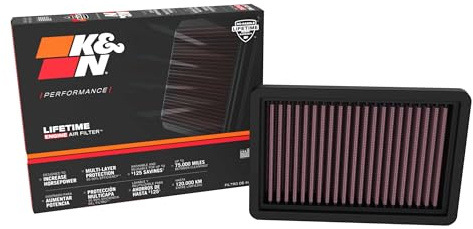 K&N 33-3187 Ersatz-Luftfilter | kompatibel mit Dacia Logan III 1.0 3zyl Benzin 2021- (33-3187)