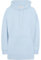 Marc O'Polo Damen Hoodie aus Bio-Baumwolle Relaxed Fit, Blau (Smooth Sky), XS