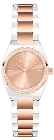 Tamaris Damen Analog Quarz Uhr mit Edelstahl Armband TT-0170-MQ
