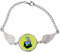 no/no Rio Brasilien Karneval Kopf Federn Armband Armreif Engelsflügel Armreif, M, Metall
