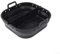 Feegow Air Fryer Silicone Baking Tray With Pour Spout, Reusable Airfryer Basket Baking Tray Inserts Versatile Rack Pot for Microwave, Oven 23X22X6cm(Folding square black)