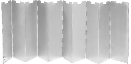 VICASKY Reflektorschild für Propan Terrassenheizstrahler Faltbar aus Aluminiumlegierung Windschutz für Outdoor Camping Garten Heizstrahler Zubehör