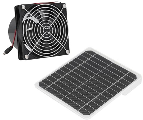TYCIONG Le Ventilateur D'extraction Solaire élimine Efficacement l'humidité Intérieure pour un Fonctionnement 24 Heures sur 24 avec un Panneau Solaire de 50 W