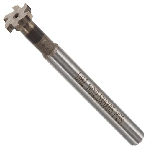 ibasenice Fresa de Ranura en T de Acero para Fresado Cnc Alto Rendimiento y Velocidad de Corte Rápida Adecuado para Centros de Mecanizado
