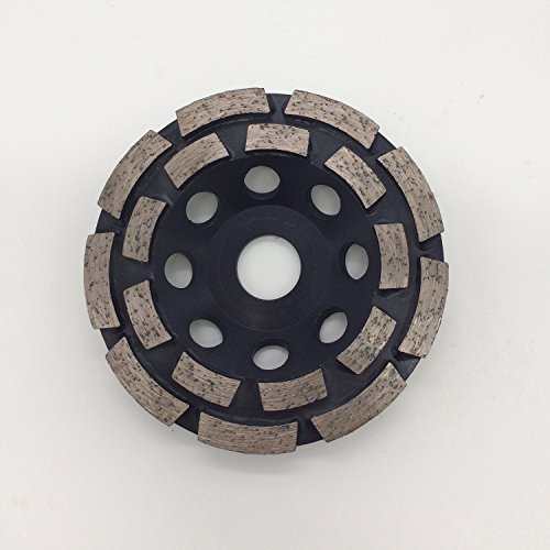 Diamant - Topfschleifer 2-reihig Beton/Estrich für abrasive Materialien 115 mm | Diamanttopfschleifer 2R zweireihig für Estrich, Kalksandstein, Schamotte, Beton Abrasiv 115x22