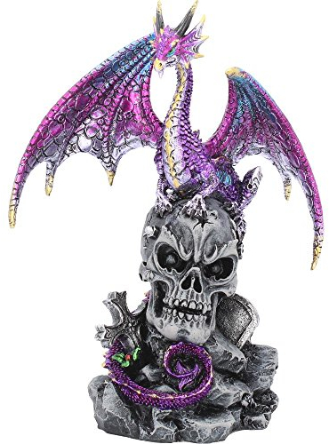 Nemesis Now Dekofigur Loyal Defender, 27 cm, Violett