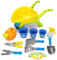 14 Pieces Kids Garden Wheelbarrow Play Set Sand Pit Beach Garden Tools Trolley Toy
