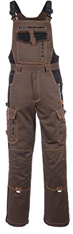 KG Latzhose ARDON H9111 BRAUN Arbeitslatzhose Herrenlatzhose Sicherheitshose Hose Arbeitshose Kombihose (64)