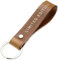 ELBERCRAFT® Schlüsselanhänger Leder LIMITED EDITION Geschenk für Frauen oder Männer pflanzlich gegerbt braun mit gravur gold 12 cm made in Germany Leather Keychain