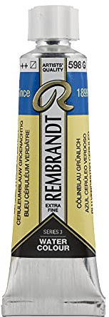 Rembrandt Watercolour Tube 10 ml Cerulean blue greenish 598 (05015980)