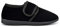 Mens Carpet Slippers Mens Cord Slippers Size 13 Touch Fasten Slipper Size 6 Boys Slipper with Touch Fastening Strap Sizes 6-13 Black 10 UK