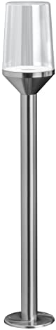 LEDVANCE LED Stehleuchte und Wegeleuchte für E27 Leuchtmittel, Design Leuchte in Kelchoptik für Außen, 80cm Höhe, Edelstahl, ENDURA CLASSIC CALICE 80CM E27