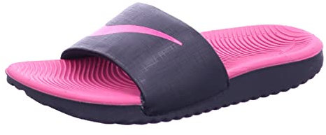 Nike Jungen Nike Kawa Sneaker, Black Vivid Pink, 33.5 EU