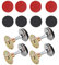 BESPORTBLE Anti Shake Werkzeug Selbstklebende Verstellbare 20mm zu 44mm Bett Schwingungsdämpfer Stabilisator Zimmer Möbel Schrank Bettrahmen Stützwerkzeug Wandschutz Haushalt 4pcs