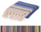 BERGAMA türkisches Strandtuch, 100% Baumwolle, vorgewaschen, 96 x 180 cm, schnell trocknend, sandfrei, leicht, großes Badetuch für Strand, Pool, Fitnessstudio, Picknick und Yoga-Decke (Königsblau)