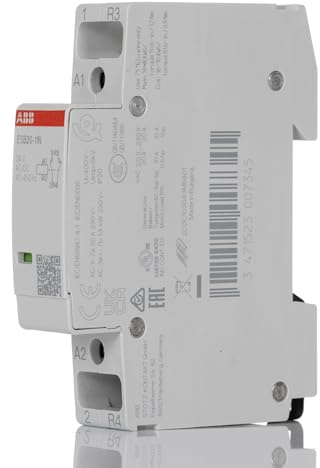 ABB ESB20-11N-01 ESB Leistungsschütz / 24 V Spule, 2 -polig 1 Schließer, 1 Öffner / 20 A, Sicherheit