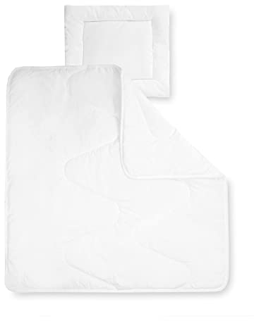 Julius Zöllner Kindersteppbett-Set Sommertraum, Decke mit Kissen, Thinsulate Lite Loft, Standard 100 by OEKO-TEX, Größe 80x80 + 35x40 cm