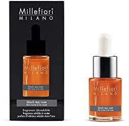Millefiori Milano Duftöl Wasserlöslicher Duft mit der Duftnote Black Tea Rose 15ml, 7FIBT