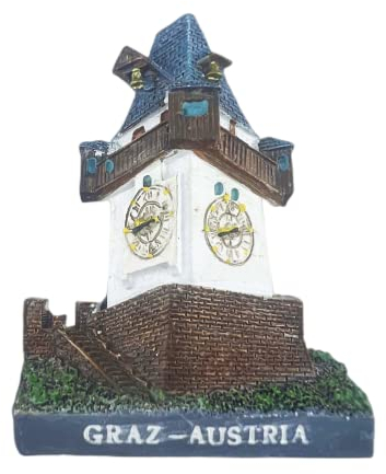 Graz Austria Kühlschrank Magnet Reise Souvenir Kühlschrank Dekoration 3D Magnetaufkleber Bastelkollektion