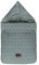 My junior® atmungsaktiver Schlafsack Baby 5in1 | Ganzjahres Fußsack | Babyschlafsack | Sitzauflage im Kinderwagen | Einschlagdecke Babyschale | Nestchen | 75x40cm - Dew Green