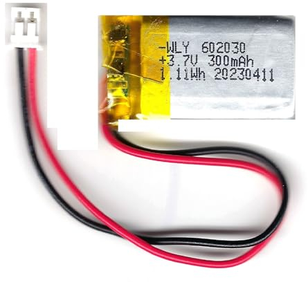 EASTCELL LIPO 3,7 V batterie 300 mAh Polung: gauche noir/droite rouge JST-PH 2.0 mâle