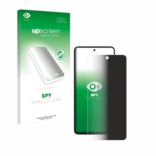 upscreen Blickschutzfolie für Motorola Moto G84 | Anti-Spy Displayschutz Made in Germany Privacy Screen Protector Sichtschutz Blaulichtfilter Klare Folie