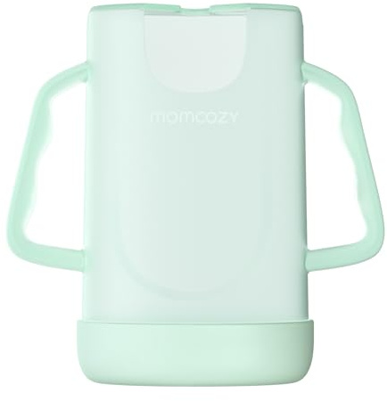 Momcozy - Support pour sacs alimentaires et boîtes à boissons, le support de sac pour bébé permet au bébé de s'auto-nourrir et d'éviter l'encombrement. La poignée pour sac alimentaire pour bébé est