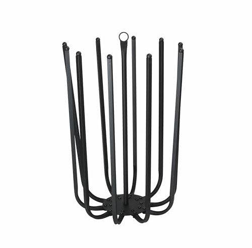 LKH Welly Boot Rack Holds 5 Pairs Free Standing Artistic Rack With Swirls Shape Wellington Boot Stand Organiser For Bedroom Hallway Indoor & Outdoor Easy To Assemble