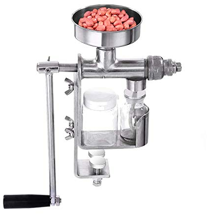 forestalk Manual Oil Press Machine 304 Stainless Steel Nut Oil Extractor Seeds Oilver Oil Food Grade Oil Expeller Oil Extractor Oil Press Machine