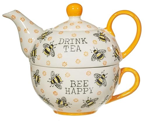 Sass & Belle Busy Bees Teapot for One