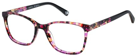 Botaniq Brille mit Sehstärke für Damen optional mit Sonnenbrillentönung oder Blaulichtfilter, Katzenauge, gefertigt aus Acetat (inklusive Brillenetui)