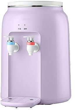 Dispenser di refrigeratore d'acqua deluxe con rubinetto, erogatore caldo e freddo, per casa, ufficio, scuola, erogatore di acqua fredda e ambientale, viola