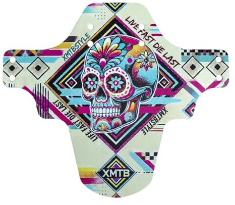 XMTBSTYLE - Accessoires pour vélo de montagne - Garde-boue VTT 29 27,5 26 20 - Garde-boue vélo de montagne 29 - Vélo électrique - Vélo de route - Universel - Avant (crâne)