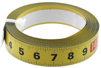 1-5 Meters Self-Adhesive Metric Measure Tape with Strong Glue | Professional Carpenter's Measuring Tape for Accurate Woodworking, Projects, and Workshop Tools, Easy Stick- Application