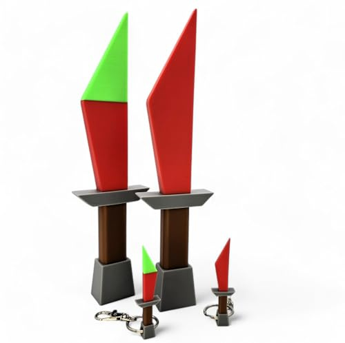 OSRS Dragon Dagger (p++) – 3D-Printed RuneScape Collectible | Custom Display, Keyring & Cosplay Prop (Dragon Dagger, Full Size (25cm))